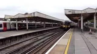 Southwest Trains Class 444 Flying Through Brockenhurst (10/10/15)