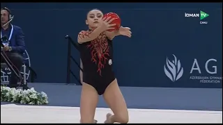 Zohra Aghamirova (AZE) ball final / World Cup Baku 2023