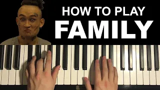 MORGENSHTERN & Yung Trappa - FAMILY (Piano Tutorial Lesson)