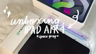 Unboxing iPad Air 4 (2020) in space gray! 🪐