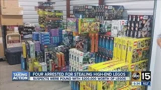 Four arrested for stealing high-end Legos