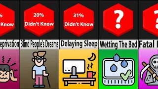 Comparison: Insane Facts About Sleep You Didn't Know