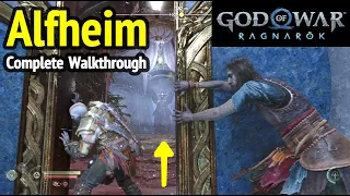 God of War Ragnarok: Alfheim Complete Walkthrough (GoW Ragnarök)