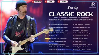 Bon Jovi, CCR, U2, Beatles, ACDC, Scorpions, Queen- Classic Rock Songs 70s 80s 90s Full Playlist