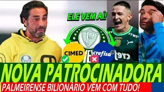 Bilionário Vai Tirar Crefisa do Palmeiras! Cimed Comemora Muito! | Anibal é do Verdão? |Novo P.Nobre