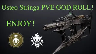 The Osteo Stinga Pve Godroll Review! - Destiny 2 Witch Queen