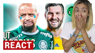 REACT DO ♫ PALMEIRAS NÃO TEM MUNDIAL | Paródia do FutParódias | Thayana Reacts