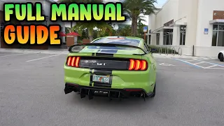 THE COMPLETE GUIDE TO DRIVING A MANUAL TRANSMISSION CAR (SHIFTING,  REV MATCHING, REVERSE, & PULLS)