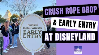 Disneyland Early Entry and Rope Drop Strategy! | Ep. 312