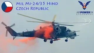 Mil Mi-24/35 Hind Czech Airforce [Airpower 2019|4K]