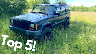 Top 5 Mods for your Jeep Cherokee XJ