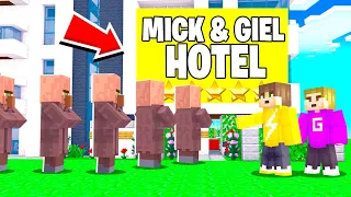 GIEL EN IK BEGINNEN EEN HOTEL In Minecraft (Survival)