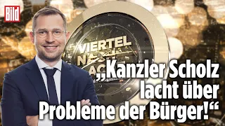 „Kanzler, unsere Existenzen sind kein Witz!“ | Sebastian Geisler bei Viertel nach Acht