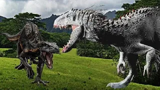 Indominus Rex vs. Indoraptor (Stop Motion).