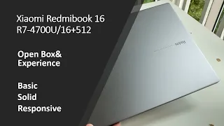 [DurianP] Redmibook 16 R7-4700U The power beast in the cheapest chassis [Review and Experience]