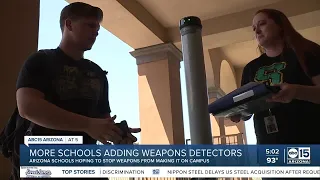 More Arizona school districts turn to weapons detectors