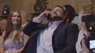 Incredible moment! Cooper Beebe after getting draft call from Cowboys