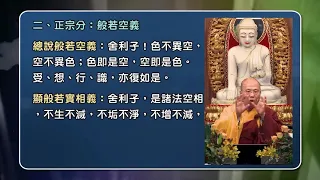 Cantonese 心经   第三讲   观成法师 粤语讲述