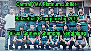 Central YMA Platinuma Jubilee Basketball Championship 2010 Tuikual South v/s Champhai Vengthlang