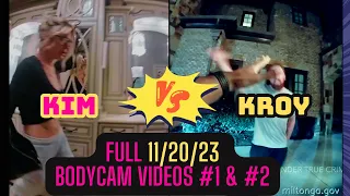 Kim Zolciak & Kroy Biermann 11/20/23 FULL BODYCAM VIDEOS #1 & #2: 1st cop on scene + female officer