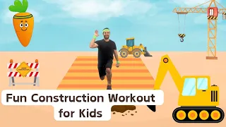 Fun Construction Vehicle Workout For Kids- With Coach Carrot Fitness