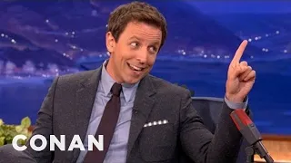 Seth Meyers Will Not Be Denied His Taxi | CONAN on TBS