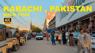 Gulshan Iqbal Walk Tour Karachi Pakistan | Full Mooni Vlogs | 4K UHD