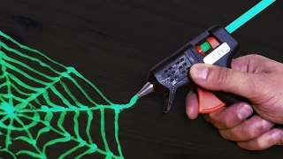 Glow In The Dark Hot Glue - Halloween Idea