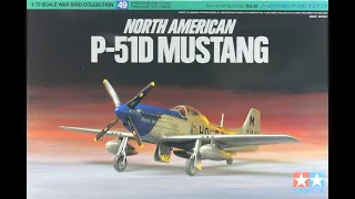 Tamiya : North American P-51D Mustang : 1/72 Scale Model : In Box Review