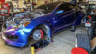 Big Turbo Genesis Coupe Goes Big Brake Kit!