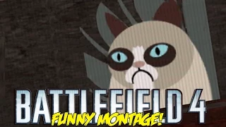 Battlefield 4 Funny Montage! I.E.D Roulette ,Grumpy Cat Kill , Epic Jet Swaps (BF4 Funny Moments)