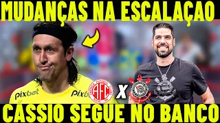 SAIU A ESCALAÇÃO DO CORINTHIANS! TIMÃO TEM MUDANÇAS CONTRA O AMERICA-RN!