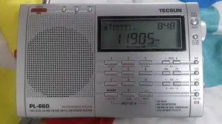 11905 kHz Sri Lanka BC (Hindi) 14-July-2019 12:47 UTC Tecsun PL-660