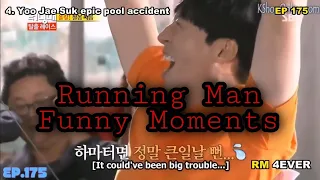 YOO JAE SUK EPIC POOL ACCIDENT | RUNNING MAN