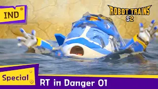 [Special Clip] Robot Trains in Danger #01 | Let's Rescue Robot Trains! | Robot Trains S2 | Highlight