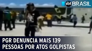 PGR denuncia ao STF mais 139 pessoas por atos golpistas de 8/1 | SBT Brasil (14/02/23)