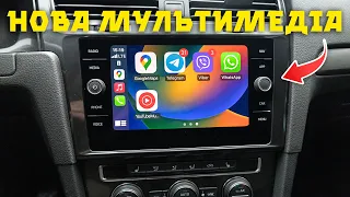 Прокачуємо VW GOLF VII новою мультимедіа - MIB1 👉 MIB2.5 + CarPlay/AndroidAuto