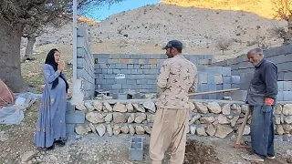 Construction of Zainab's dream house with the help of Mohammad's father and Mohammad Reza's teacher