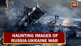 Drama Theater Destroyed In Mariupol & More | Haunting Images Of Russia-Ukraine War On Day 48