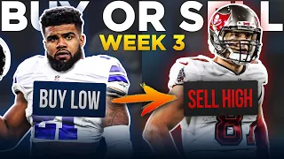 Week 3: Buy, Sell, and Trade Candidates + Rankings Risers & Fallers (2021 Fantasy Football)