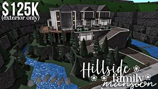 Hillside Family Mansion (part1-exterior) | Bloxburg House Build | GamingwithV