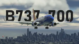 CINEMATIC FULL FLIGHT LAS VEGAS--CHICAGO PMDG 737-700 MICROSOFT FLIGHT SIMULATOR 2020