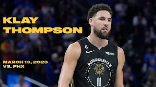 Klay Thompson Drops 33 POINTS in FIRST HALF vs. Suns