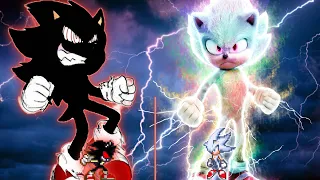 Dark Sonic Fleetway OP(New) VS Sonic Chaos OP(All Form) in Jump Force Mugen