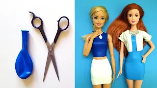 👗 DIY Barbie Dresses with Balloons 👗for dolls