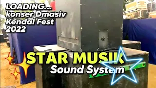 Pre loading sound system star music surabaya | D'masiv di Kendal festival 2022 #karnaval