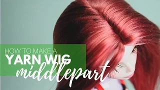 How to Make a Doll Wig | Basic Middlepart | Mozekyto #2