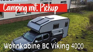 Camping mit Pickup-Camper 🚐 Wohnkabine Biebertec BC Viking 4000 | Offroad-Camping