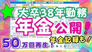 【年金】大卒38年勤務.元部長の年金公開,年金記録を確認しながら/老後は年金だけで暮す