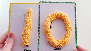 Learn to Count 1-10 with Sculpting DIY Foam Learning Foam Beads